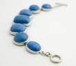 Bracelet Argent 925° et Quartz "ciel"