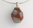 Pendentif-Cabochon , Argent et Agate