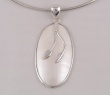 Pendentif "Shell" en Argent & Nacre blanche