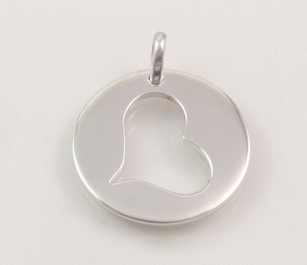 Pendentif 'Coeur" Argent 925/1000